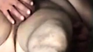 Big-Tits Amateur Blowjob on Webcam: Young Woman and Old Man