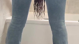 Washing Hair in Heels