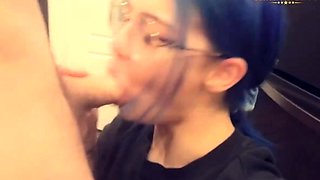 Real amateur college coed teens blowjob cumshot