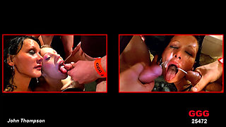 Wild Ggg Gangbang Orgy with Hot Babes Sucking and Fucking