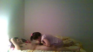 Submissive Chinese Slut Sucks My Dick and Swallows My Cum