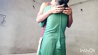 Desi Girlfriend Blowjob and Doggy Style Sex with Boyfriend in New Building