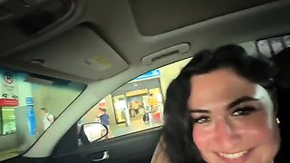 Slutty Step Sister Cums Home from College Creampie