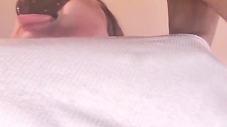 Amateur BBW Sloppy Blowjob with Cumshot