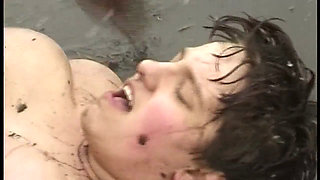 Muscular Hunks Pound Deep in Muddy Waters