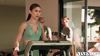 Lustful babes threesome mind-boggling porn clip