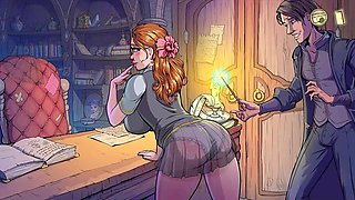 Discover big asses and magic in this animated wizard-themed adventure