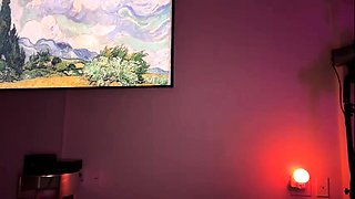 Sexy Blonde Babe With Big Boobs Strips Bra