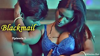 Indian Blackmail Ignites Passion with Curves