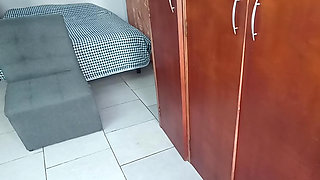 Your wife almost caught us while she was sucking your cock in your room.