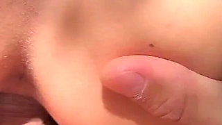 Cumwalk Next to the Beach and Risky Sex in the Bushes