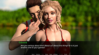 Nursing back to pleasure: horny girl pussy fingering by the lake ep 49