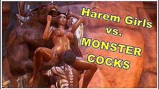 Harem Girls Fucked By Monster Cock Minotaurs . . . From Tribute To The Fertility King - S2 Ep3