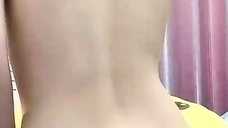 Close up on teen pussy as she pumps it