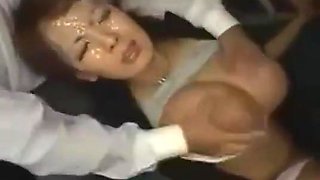 Huge Boobs Hitomi Molested On Bus
