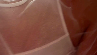 White Masked Bride Ass up Doggy Tease