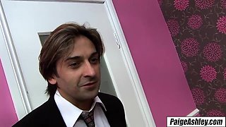 PAIGE ASHLEY - Claudia Rossi Sharing Enormous Pipe 3Way