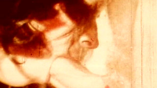 Sepia Vintage Anal Loop with Close-up Retro Backdoor Worship