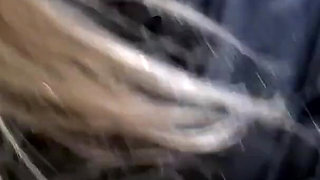 Pierced chick gives some squirt in the outdoor sex action