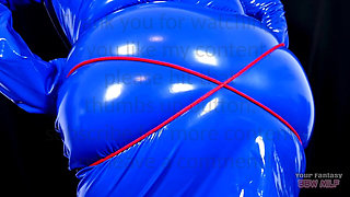 Kinky Pvc Dress Big Tits and Rope (mature MILF Swinger Big Ass Big Tits BBW Plump Amateur Homemade Jiggle Self Tied)