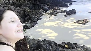 Met model Margo Von Teese on the beach, it all ended in