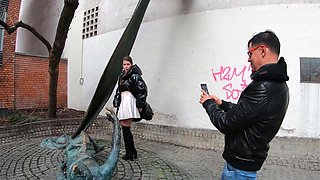 Guy fucked gorgeous brunette with big tits Lady Lyne on cam