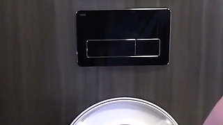 Flushing the toilet pervert