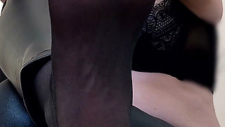 (687) 100% Pantyhose Fetish: Cumshots Compilation #06 - Dame Olga (4k)