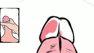 Adult Hinata demonstrating off her rigid penis while holding her udders (Adult Parody of Naruto) Hermaphroditism Drawing Process ten Min Jerk Off Instructions Edging Contest