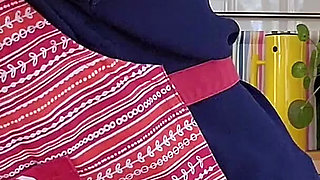 Hot Wife with Amazing Natural Tits Gets Her Pussy Filled While Working in the Kitchen