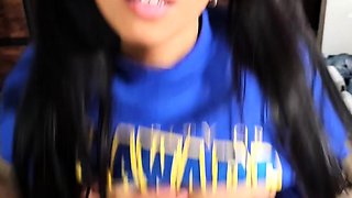 Amateur asian enjoys hardcore fuck in france