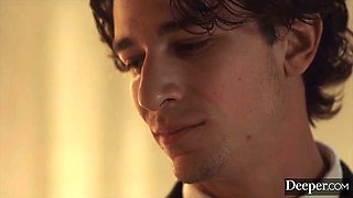 Deeper. Sexy Blonde Influencer Britt Blair Has Anal One-Night Stand With A Fan: Porn