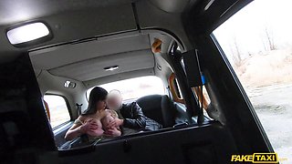 Nadja Lapiedra’s Blonde Glasses Heat in Taxi Ride