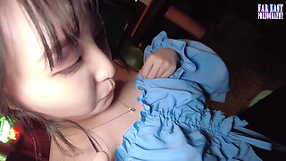 Secret Squeeze Bliss with a Shy J Cup Tease Hiding Her Massive Curves for a Sneaky Finish Phase.2