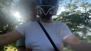 Busty housewives deliver sensual outdoor passion with intense pov pleasure