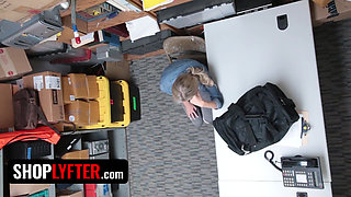 Shoplyfter - Skinny Blonde Cutie Emma Hix Gives Her Pussy to Security Officer to Get Out of Trouble
