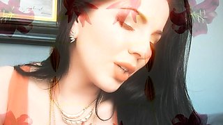 Stacked brunette goes solo toys and masturbation