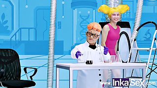Dexxxter Pounds His Shy Pregnant Stepsisters Tight Anal for the Ultimate Secret Formula