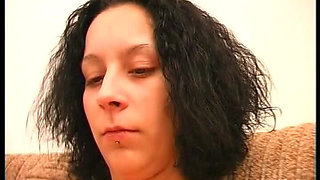 German Amateur Teen Showes Her Pussy on Casting