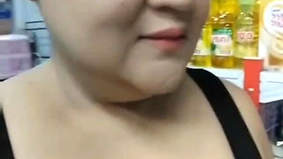 Naughty Sexy Wife Went to in Grocery Store