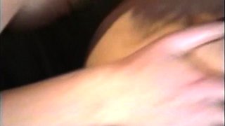 Blonde and brunette lesbian girls licking and toying