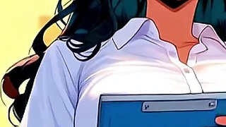 New Employee Gets Creampied by Her Boss on the Desk