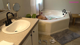 Horny Nympho Step-stepmom Makes Step-sons Stiff Cock Useful