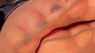 Glory Hole Worship: I Used Your Mouth with My Sweaty Nylon Feet and Wet Ass