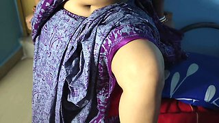 Newly Married Indian Wife Hot Romance and Kissing Scenes, Boobs Sucking