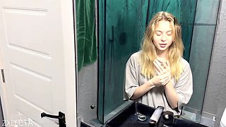 Perfect pink pussy, dirty talk, fast fuck