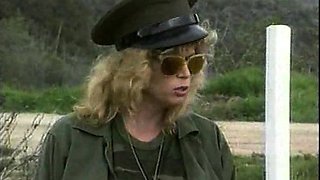 An awesome blond woman with big boobs part1