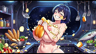 Funny Jokes and Boobs in Kitchen Part 2, Ai Animation