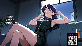 Misato Katauragi from Evangelion- BDSM Slave