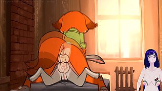 Ass fucking, anime hentai, judy hopps anal